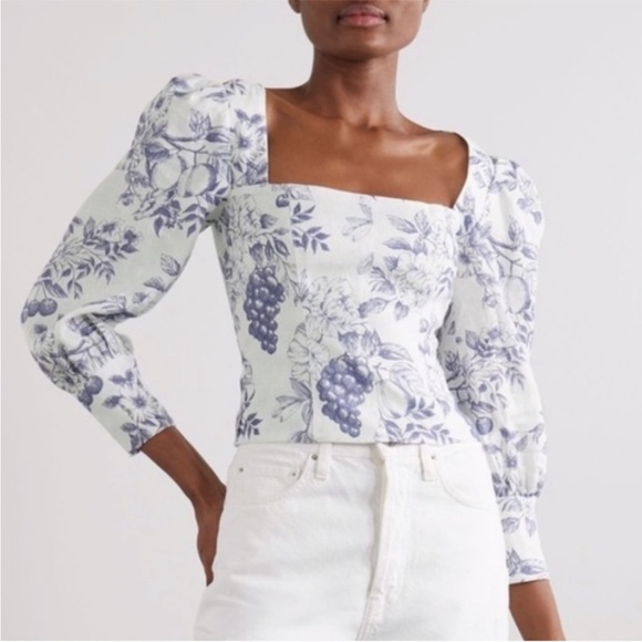 Reformation Tops - NEW Reformation Stilton Linen Top Carla 10